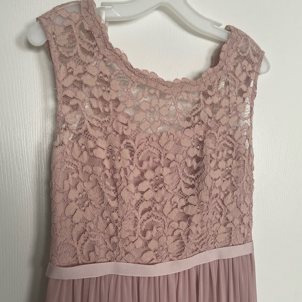 Dusty rose bridesmaid/mother of bride/groom dress; Davids Bridal; Size 10